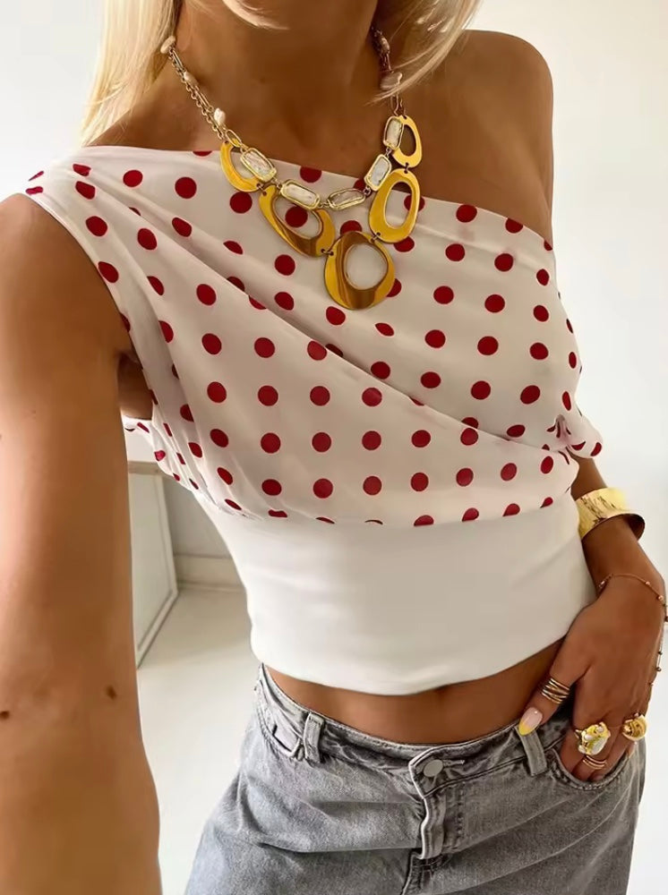Linde | Polka Dot Top