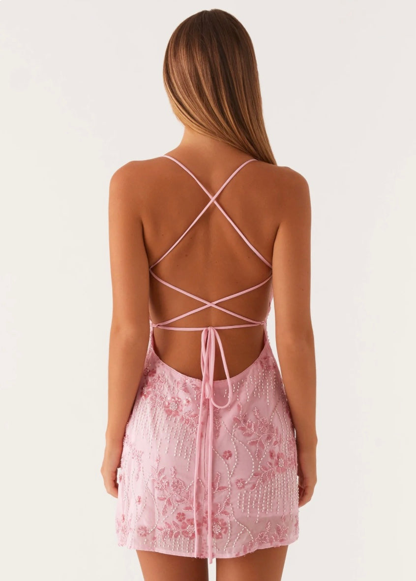 Alysa | Backless Mini Dress