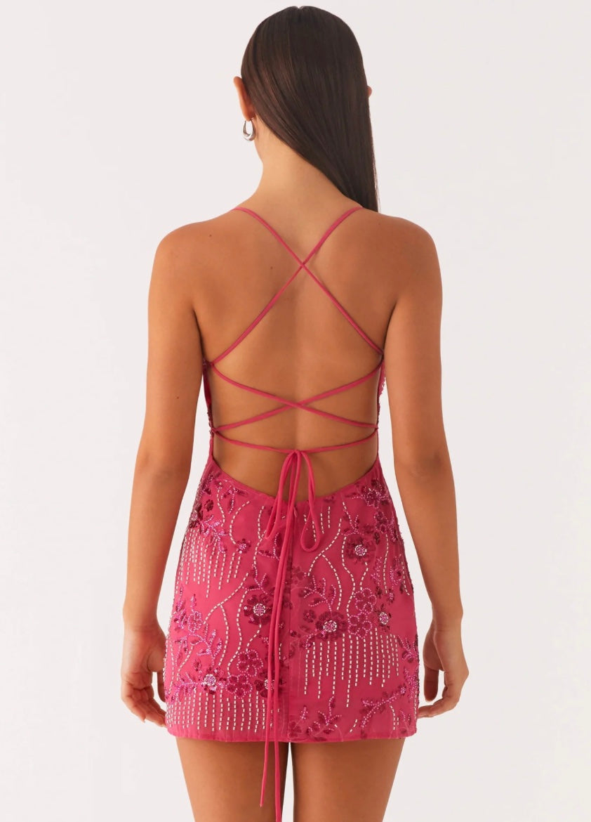 Alysa | Backless Mini Dress