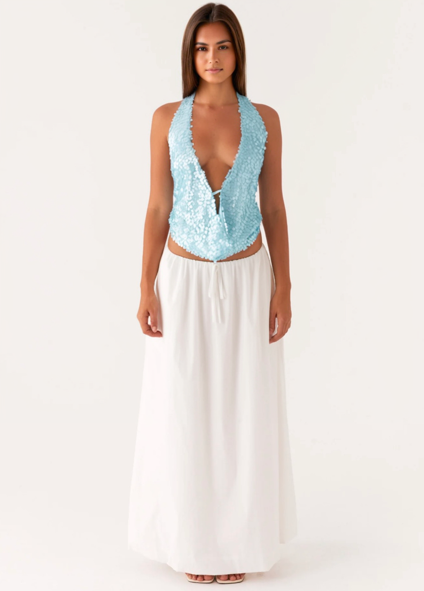 Esmee | Sequin Halter top