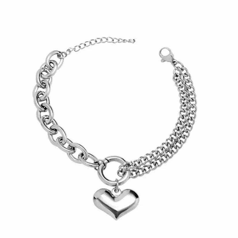 Metallic Heart | Valentijnsarmband