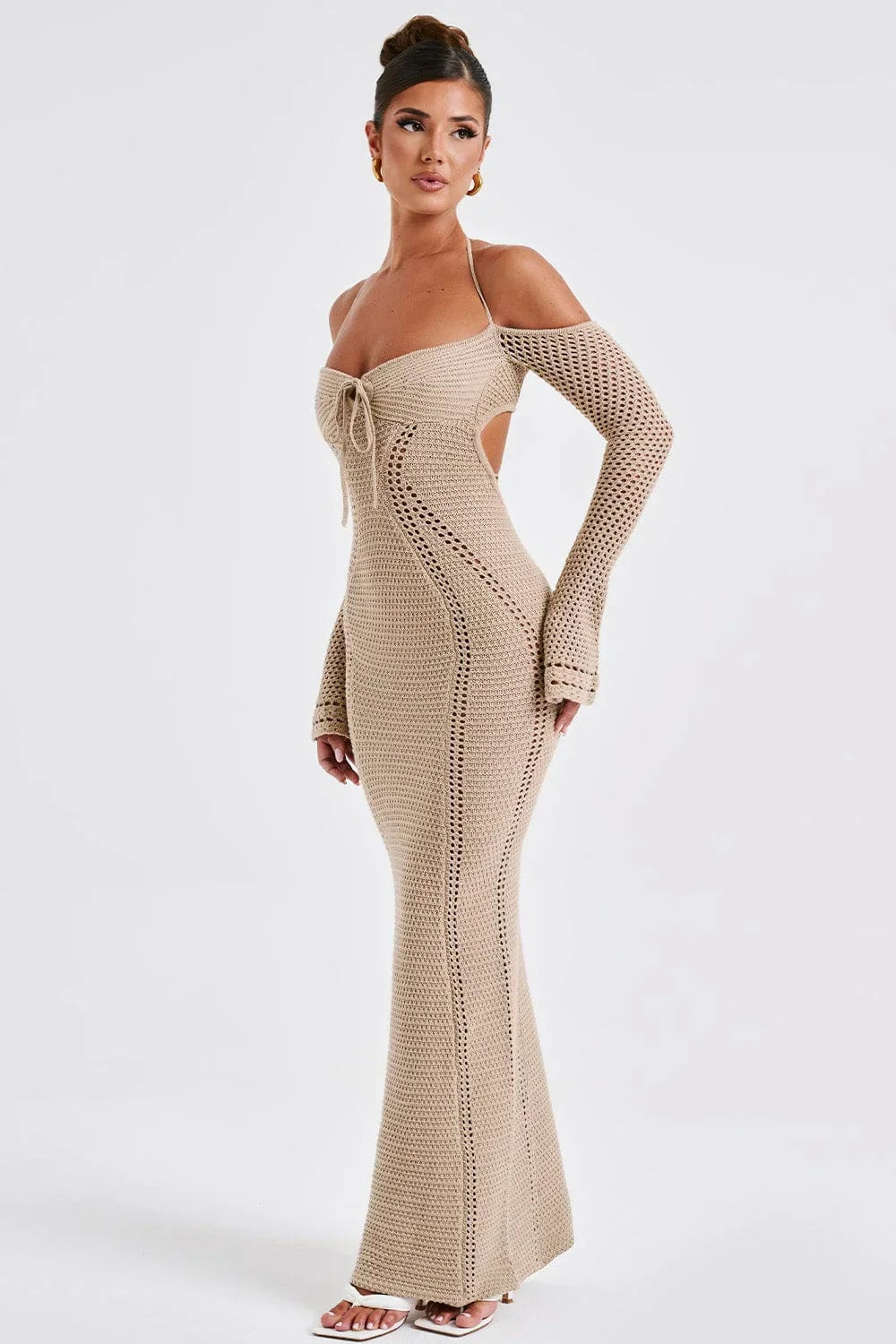 Malin | Striped Maxi Dress