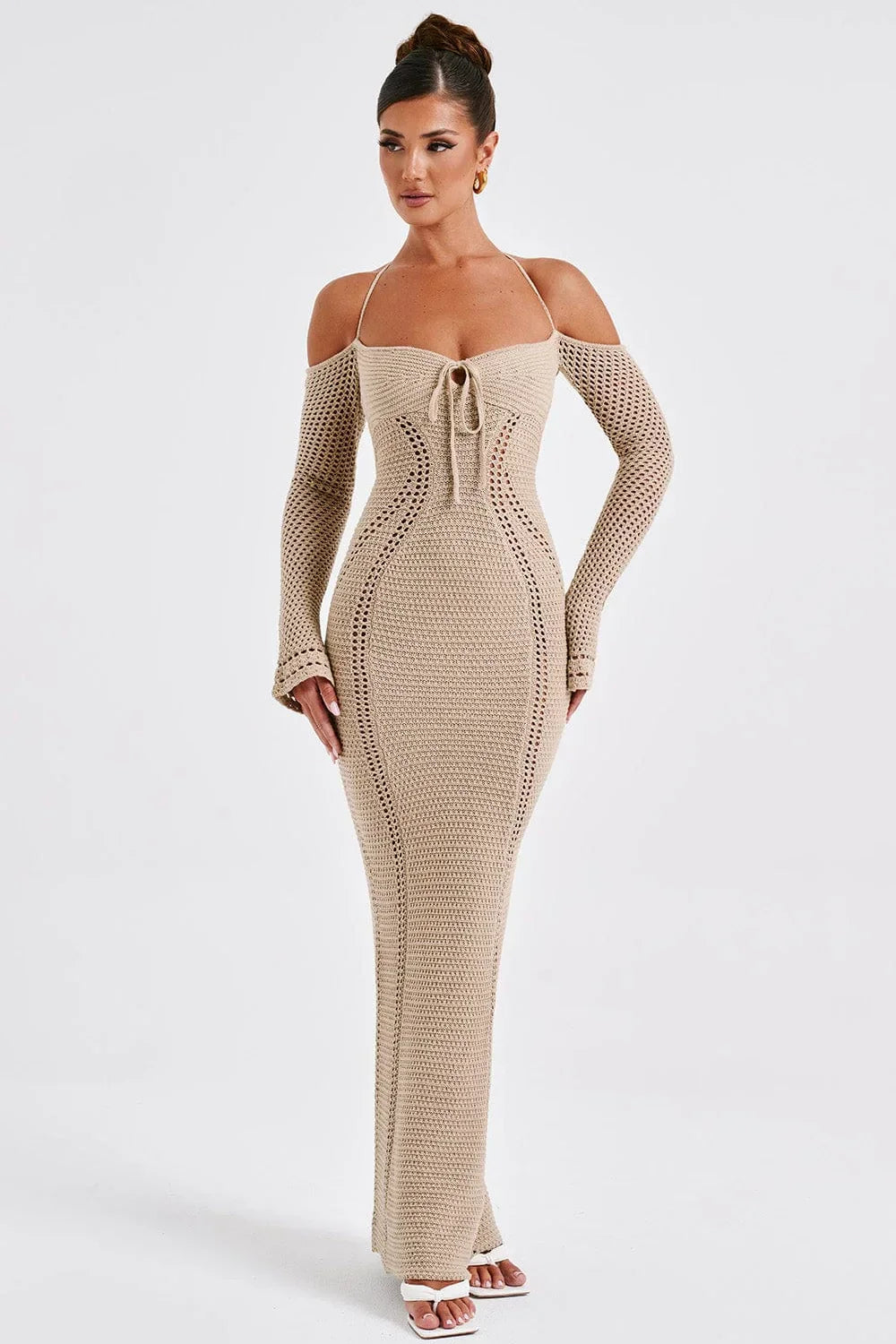 Malin | Striped Maxi Dress
