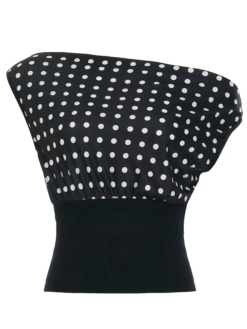 Linde | Polka Dot Top