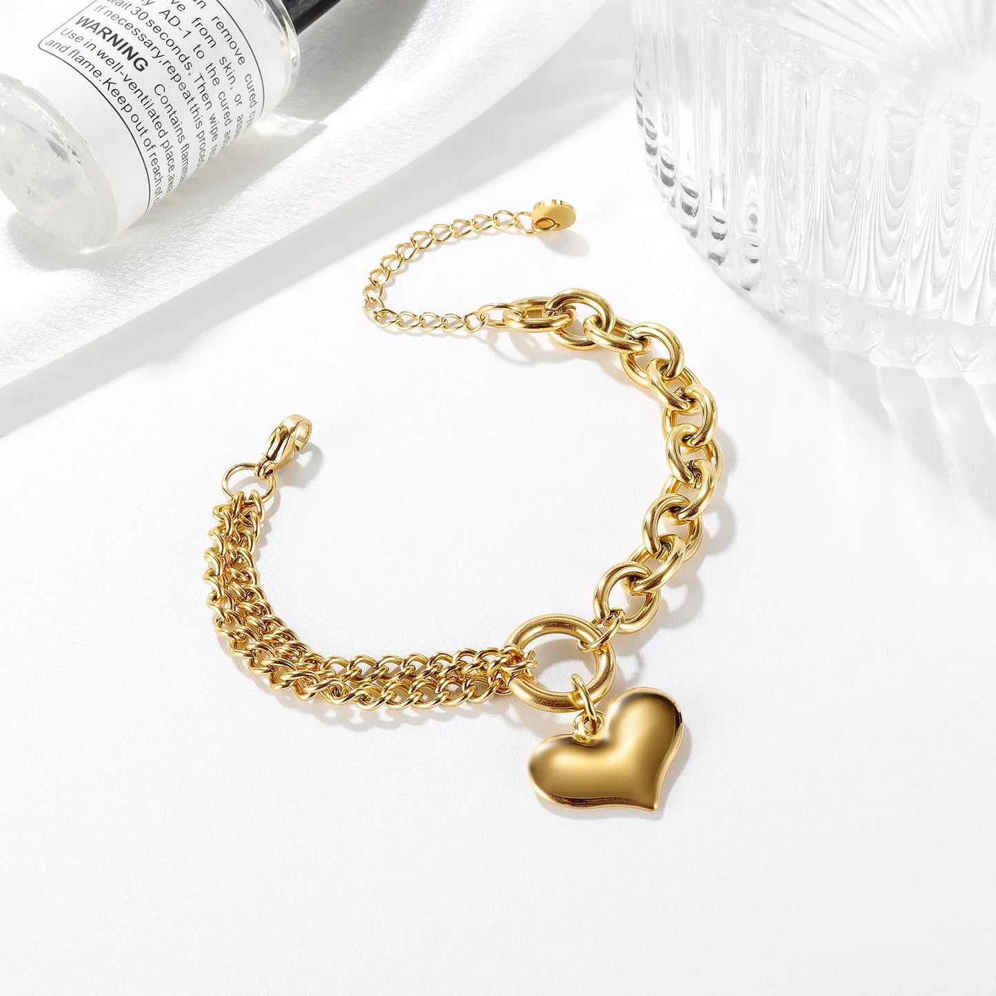 Metallic Heart | Valentijnsarmband