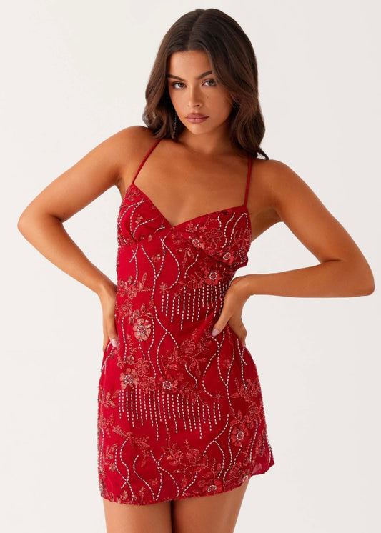 Alysa | Backless Mini Dress