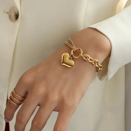 Metallic Heart | Valentijnsarmband