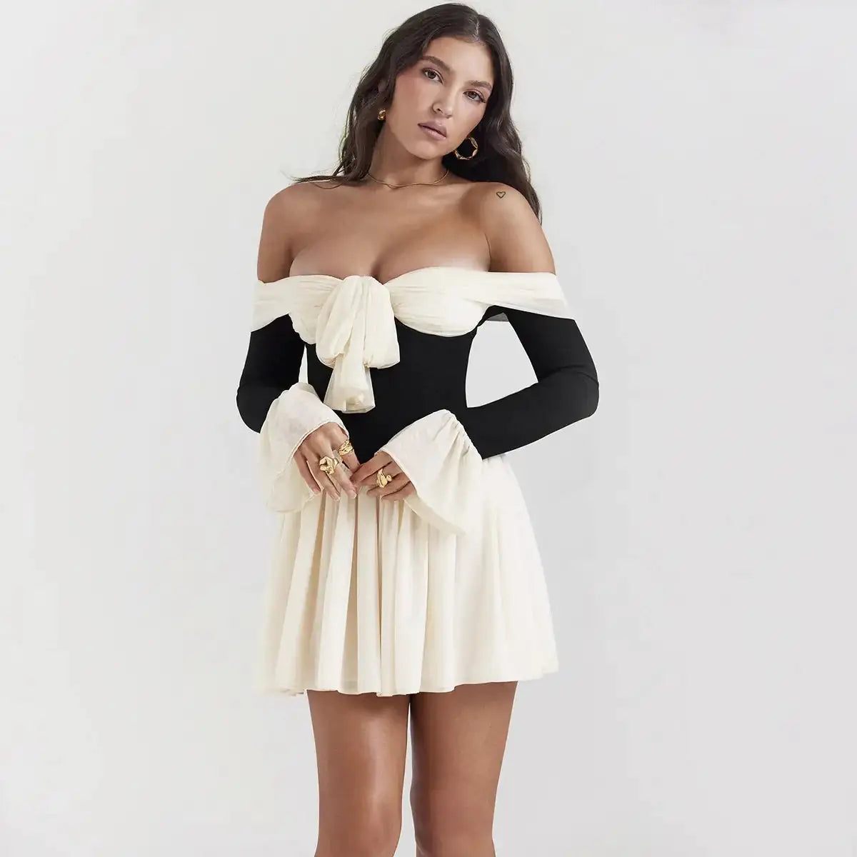 Noir & Blanc dress