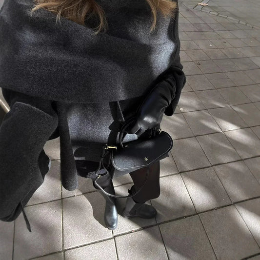 Draped Elegance Winterjas